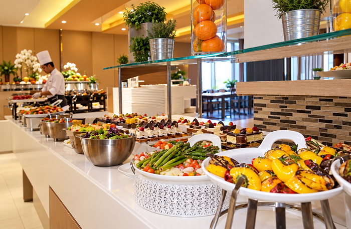 Sunkissed Brunch at Al Dhiyafa Grand Kitchen Habtoor Grand Resort | Pay for 1 Dine 2