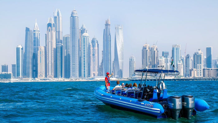Speed Boat Tour for Two around Marina, Atlantis, Palm & Burj Al Arab | at Wondergifts