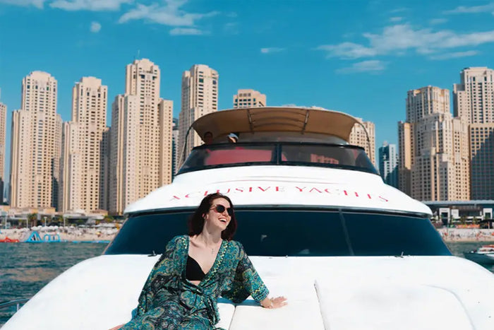 Dubai Marina Luxury Yacht Tour with Ain Dubai & JBR Views