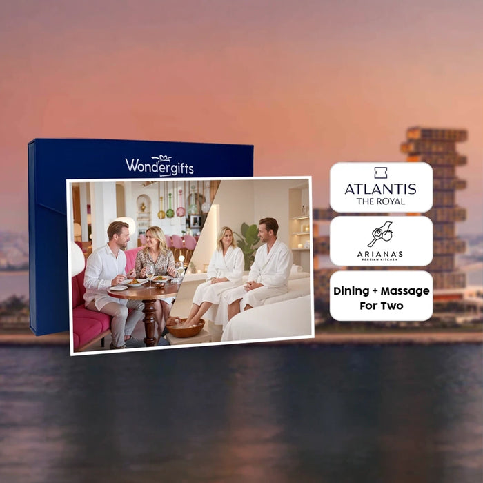 Atlantis The Royal - Ariana’s Elegant Lunch or Dinner at with a Restorative Couple’s Massage