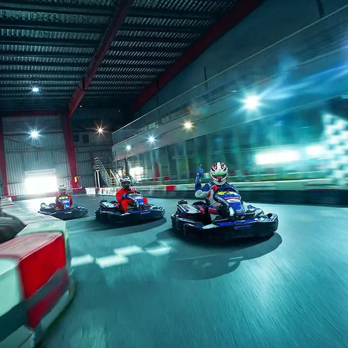 Adrenaline-Fueled Indoor Karting at Dubai Autodrome