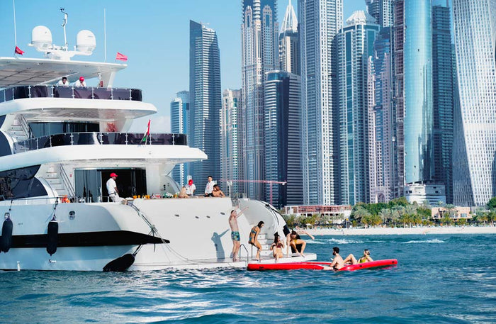 Luxury Superyacht Ride with Brunch & Drinks for One Through Dubai Harbour | at Wondergifts