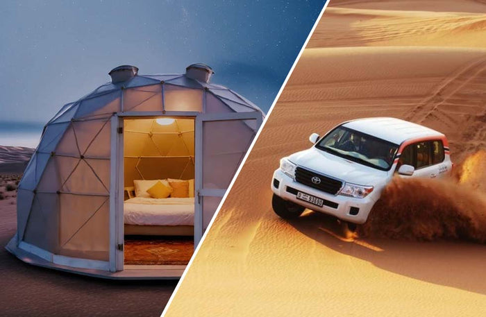Overnight Desert Camping with Evening Desert Safari & Dinner for Two | at Wondergifts