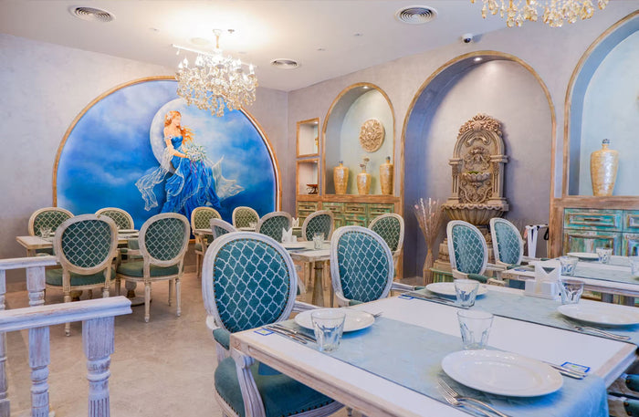 C Restaurant Dubai - Mediterranean Dining Experience for Two with Live Entertainment