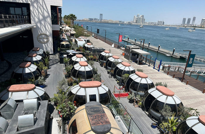 Premium Lunch for Two at The Pods with Dubai Skyline Views