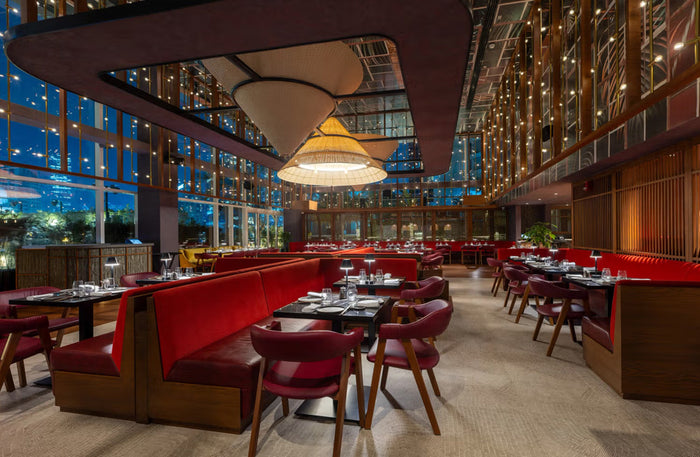 Miss Tess, Taj Dubai - Romantic Asian Set Menu Dinner for Two with Burj Khalifa Views