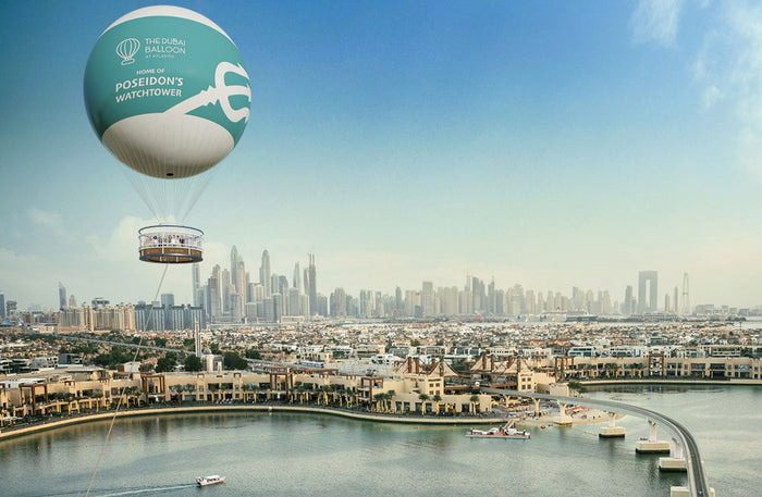 The Dubai Balloon Flight with Romantic Dinner for Two at Atlantis the Palm | Flying at Wondergifts