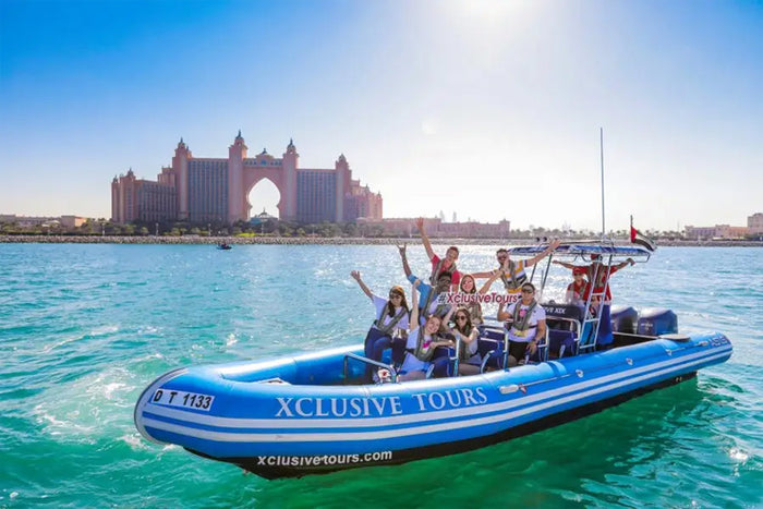 90 Minutes Speedboat Tour around Dubai Marina, Palm and Burl Al Arab
