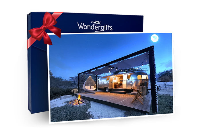 2 Nights for the Price of 1: Cozy Airstream Cabin Stay for Two at Bab Al Nojoum | at Wondergifts