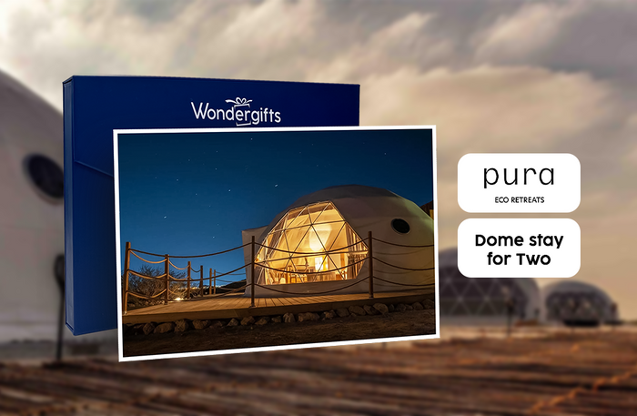 One Night Stay with Breakfast at Pura Eco Dome for Two with Private Pool and Terrace | at Wondergifts
