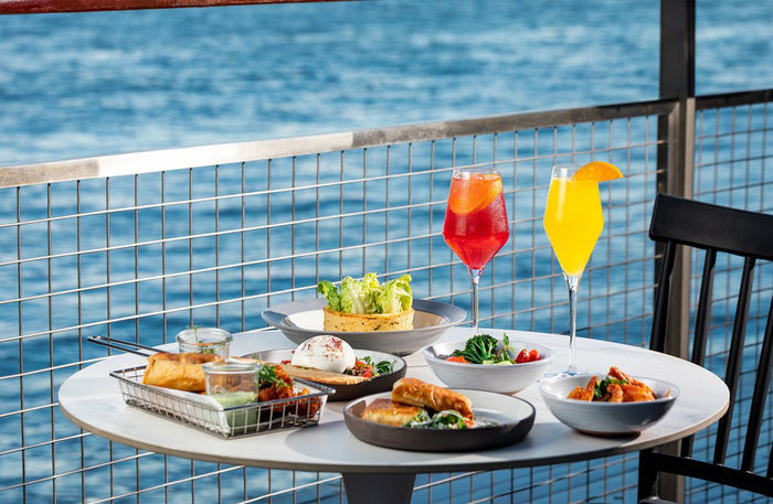 Hilton Skafos - Romantic 3-Course Dinner & Drinks for Two with Dubai Creek Views