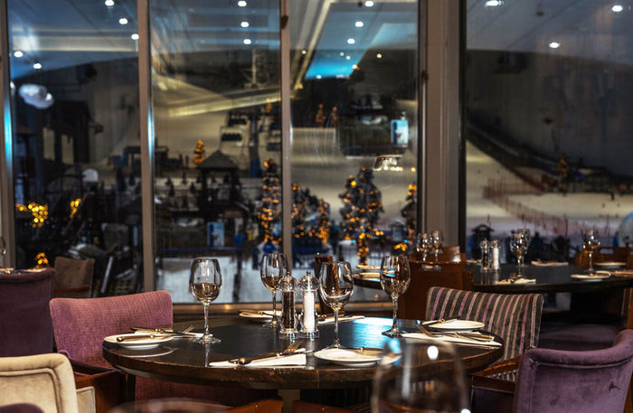 Dining Experience with Ski Dubai View for Two at Salmontini Le Resto MOE | at Wondergifts