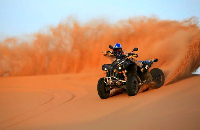 Thrilling 30-Minute 400cc Cobra Single-Seater Quad Bike Desert Adventure for One | at Wondergifts