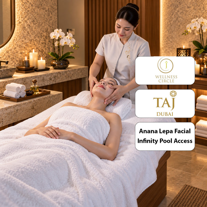J Wellness Circle, Taj JLT - 60-Minute Anana Lepa Facial for One with Rooftop Infinity Pool Access
