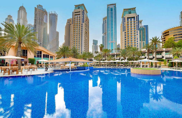Pool and Beach Access for Two with F&B Credit at Habtoor Grand Resort | at Wondergifts