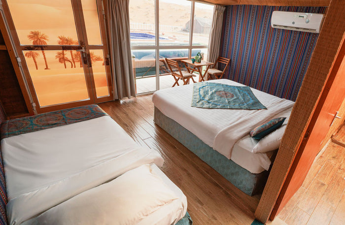 Charming Nature View Chalet with Meals & Entertainment at Bedouin Oasis Camp | at Wondergifts