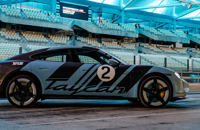 Electrifying 7-9 Laps of Porsche Taycan Turbo Driving Experience at Yas Marina F1 Track Gift Box