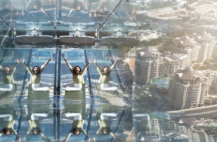 Ce La Vi Lunch with Drinks for Two & Thrilling Edge Walk with Burj Khalifa Views | at Wondergifts