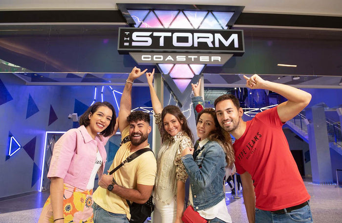 Storm Coaster Thrills: Up to 3 Rides Towering Over 50m at Dubai Hills Mall | at Wondergifts