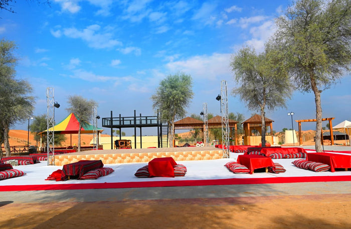 Tree House Stay with Breakfast and Desert Safari Gift Box for Two | at Wondergifts