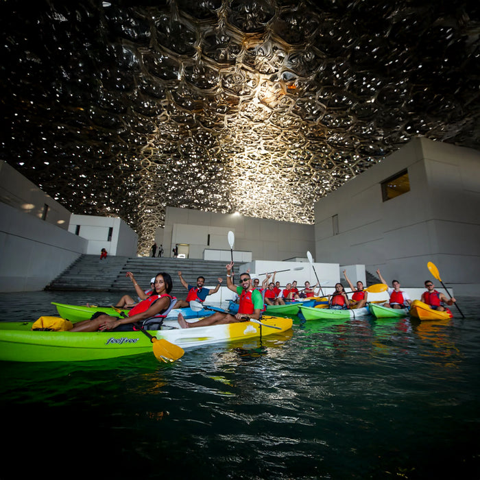 Louvre Abu Dhabi Entrance with Guided Kayak Tour for Two