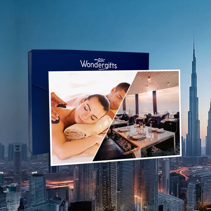 Luxury Lunch at At.Mosphere Burj Khalifa and Massage for Two Niyama Spa