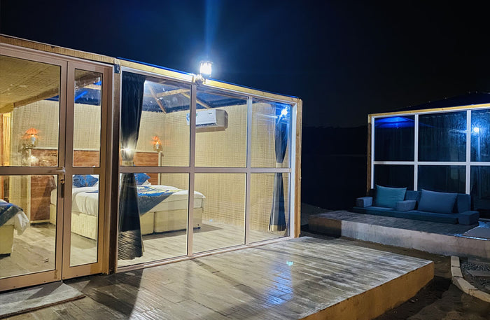 Charming Nature View Chalet with Meals & Entertainment at Bedouin Oasis Camp | at Wondergifts