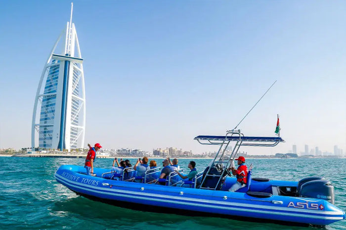 90 Minutes Speedboat Tour around Dubai Marina, Palm and Burl Al Arab