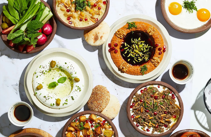 Manaret Beirut Dubai - Lebanese Set Menu for Two with Unlimited Soft Drinks
