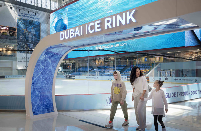 Exciting Ice Skating General Admission Ticket at Ice Rink Dubai Mall