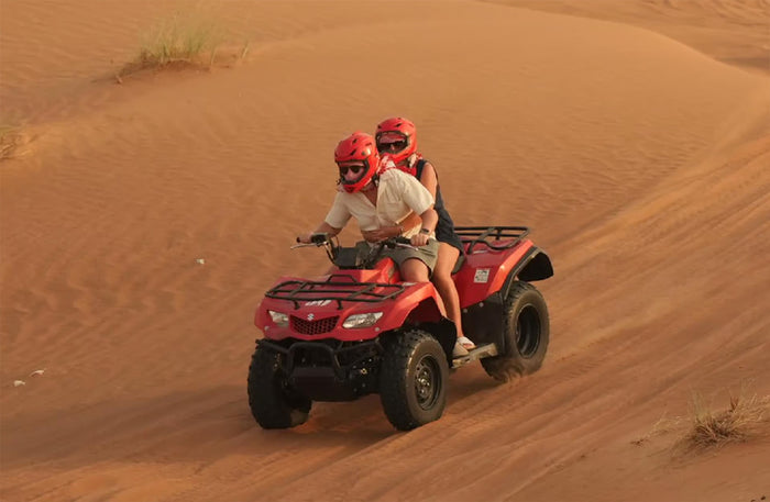 Thrilling Quad Biking Self Drive Experience with BBQ Dinner & Transfers Options