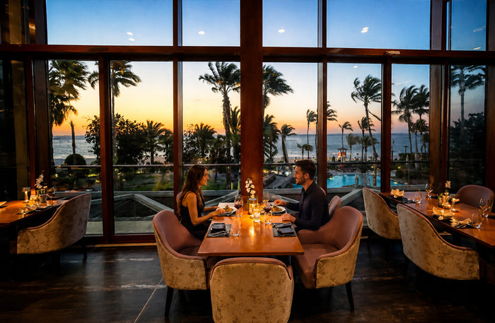 White Orchid JA Palm Tree - Delectable Candle Light Dinner Experience with Drinks for Two