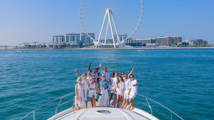 Half-Day Yacht Ride with BBQ, Slide & Swim for Two | at Wondergifts