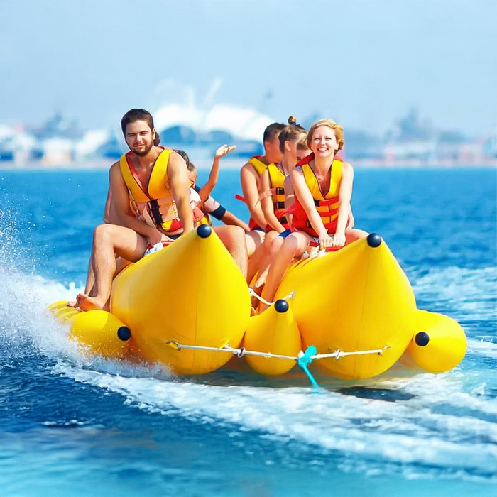 Exciting Banana or Donut Boat Ride in Dubai Marina for Up to 5 People