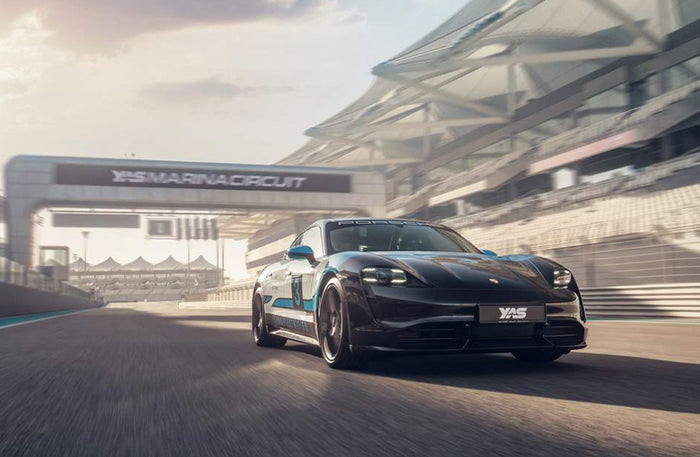 Electrifying 7-9 Laps of Porsche Taycan Turbo Driving Experience at Yas Marina F1 Track Gift Box