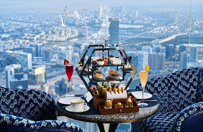 Elevated Afternoon Tea Experience for Two at At.mosphere Burj Khalifa