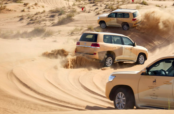 Al Maha Desert Resort - Luxury Desert Adventure with Camel Trek, Wildlife Drive & Sunset Sundowner