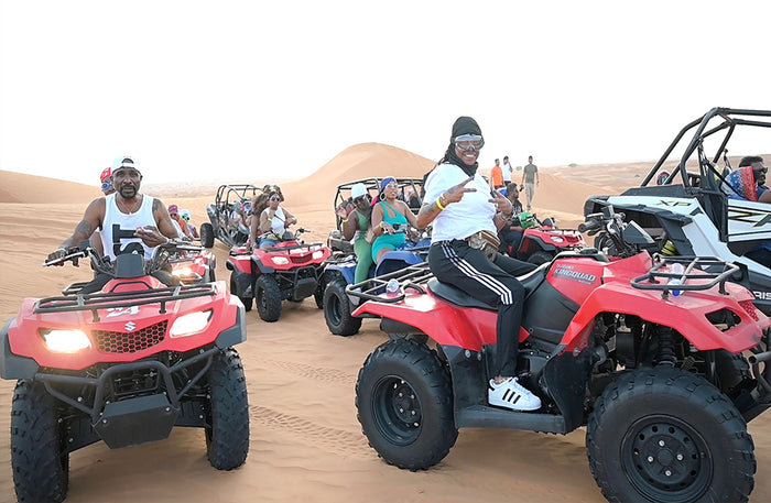 Thrilling Quad Biking Self Drive Experience with BBQ Dinner & Transfers Options