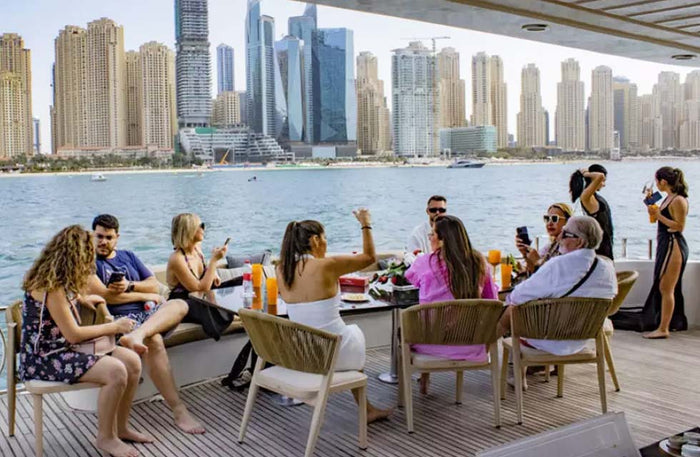Luxury Superyacht Ride with Brunch & Drinks for One Through Dubai Harbour | at Wondergifts