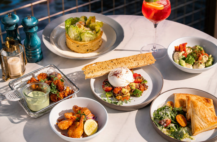 Hilton Skafos - Romantic 3-Course Dinner & Drinks for Two with Dubai Creek Views