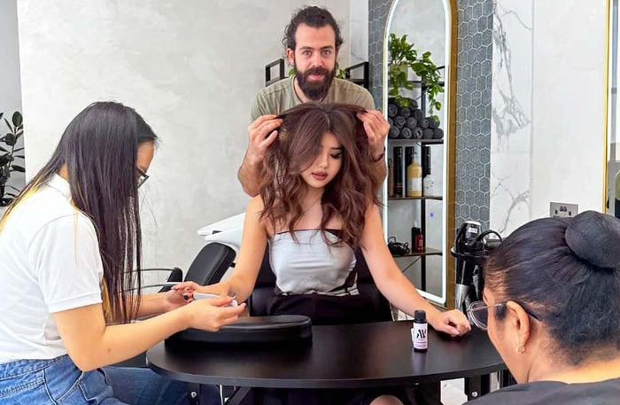 Spaces Salon's Lavish Hair Wash & Blow Dry for One at JVT | at Wondergifts