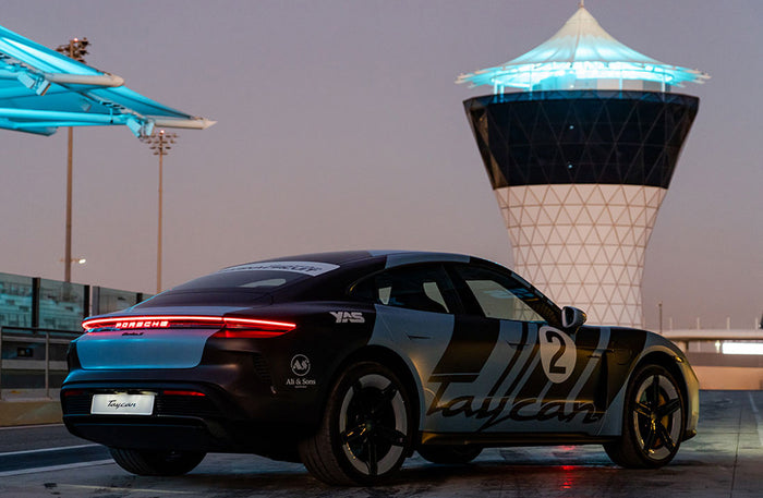 Electrifying 7-9 Laps of Porsche Taycan Turbo Driving Experience at Yas Marina F1 Track Gift Box