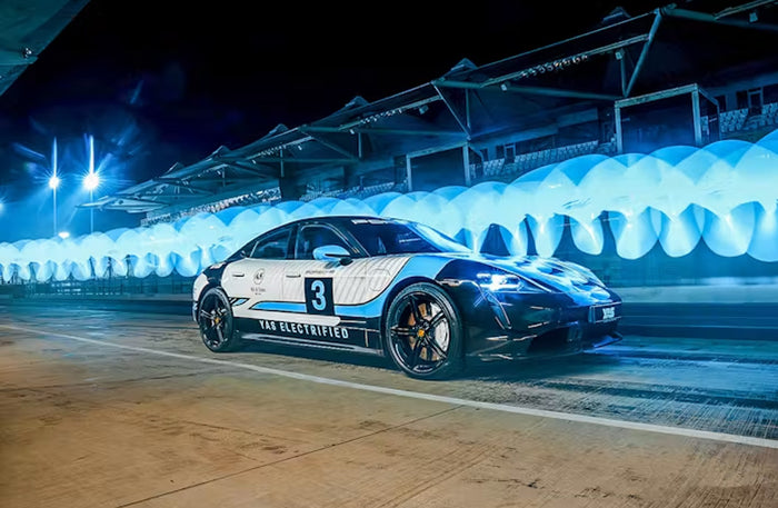 Electrifying 7-9 Laps of Porsche Taycan Turbo Driving Experience at Yas Marina F1 Track Gift Box