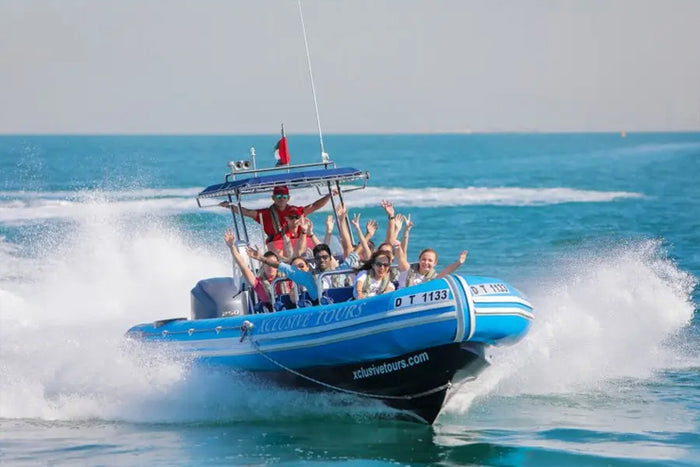 90 Minutes Speedboat Tour around Dubai Marina, Palm and Burl Al Arab