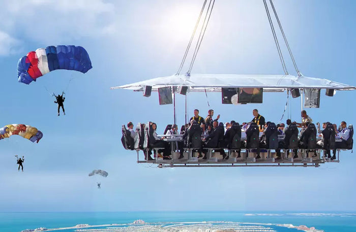 Unique Dinner In The Sky Experience with Ain Dubai Tickets for Two | at Wondergifts