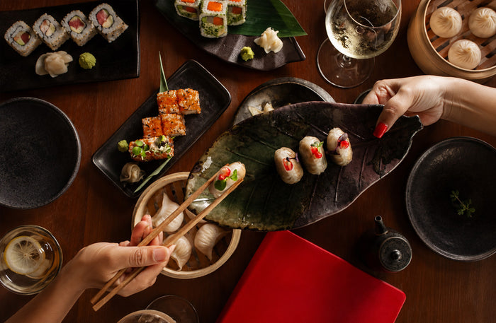 Miss Tess, Taj Dubai - Romantic Asian Set Menu Dinner for Two with Burj Khalifa Views