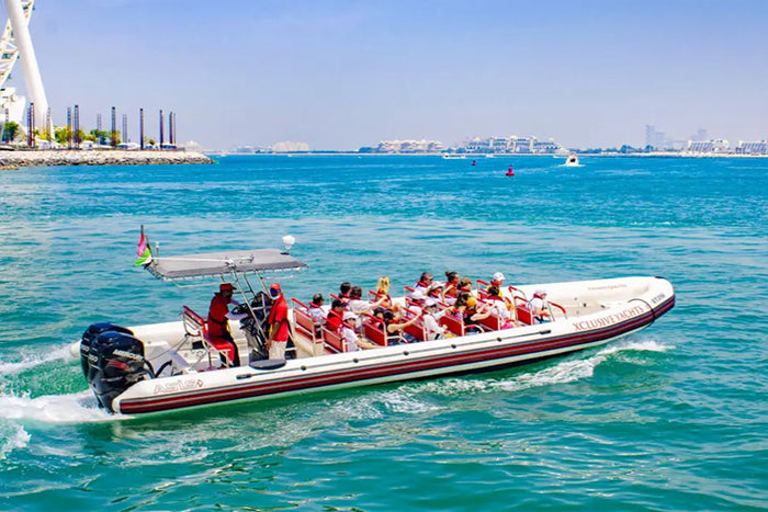 90 Minutes Speedboat Tour around Dubai Marina, Palm and Burl Al Arab