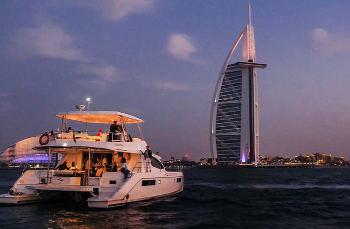 2-Hour Sunset Yacht Tour in Dubai Marina with Live BBQ for Two | at Wondergifts