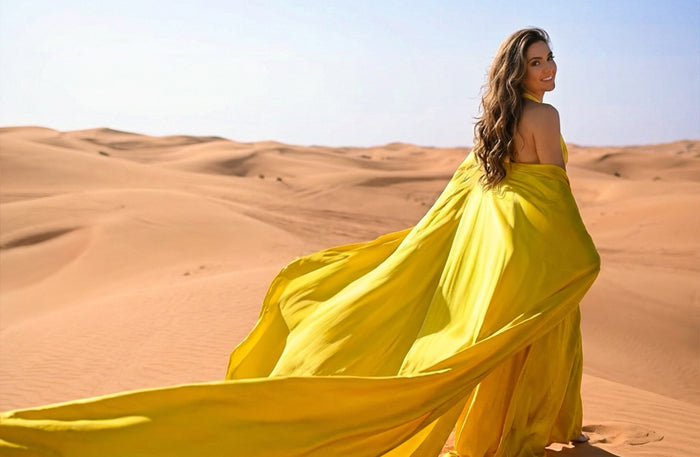 Signature Desert Photoshoot with Choice of Buggy Ride, Camel or Heritage Village for One