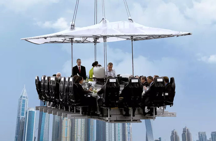 Unique Dinner In The Sky Experience with Ain Dubai Tickets for Two | at Wondergifts